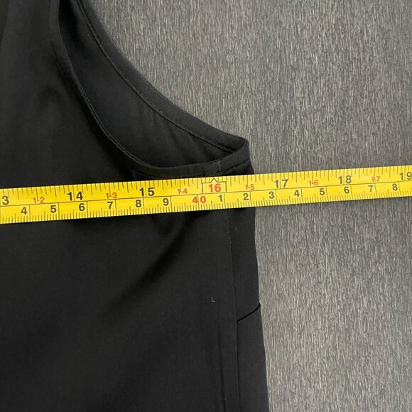 St. John Women's Silk Blend Black Sleeveless Blouse Top, Size S - Picture 5 of 6